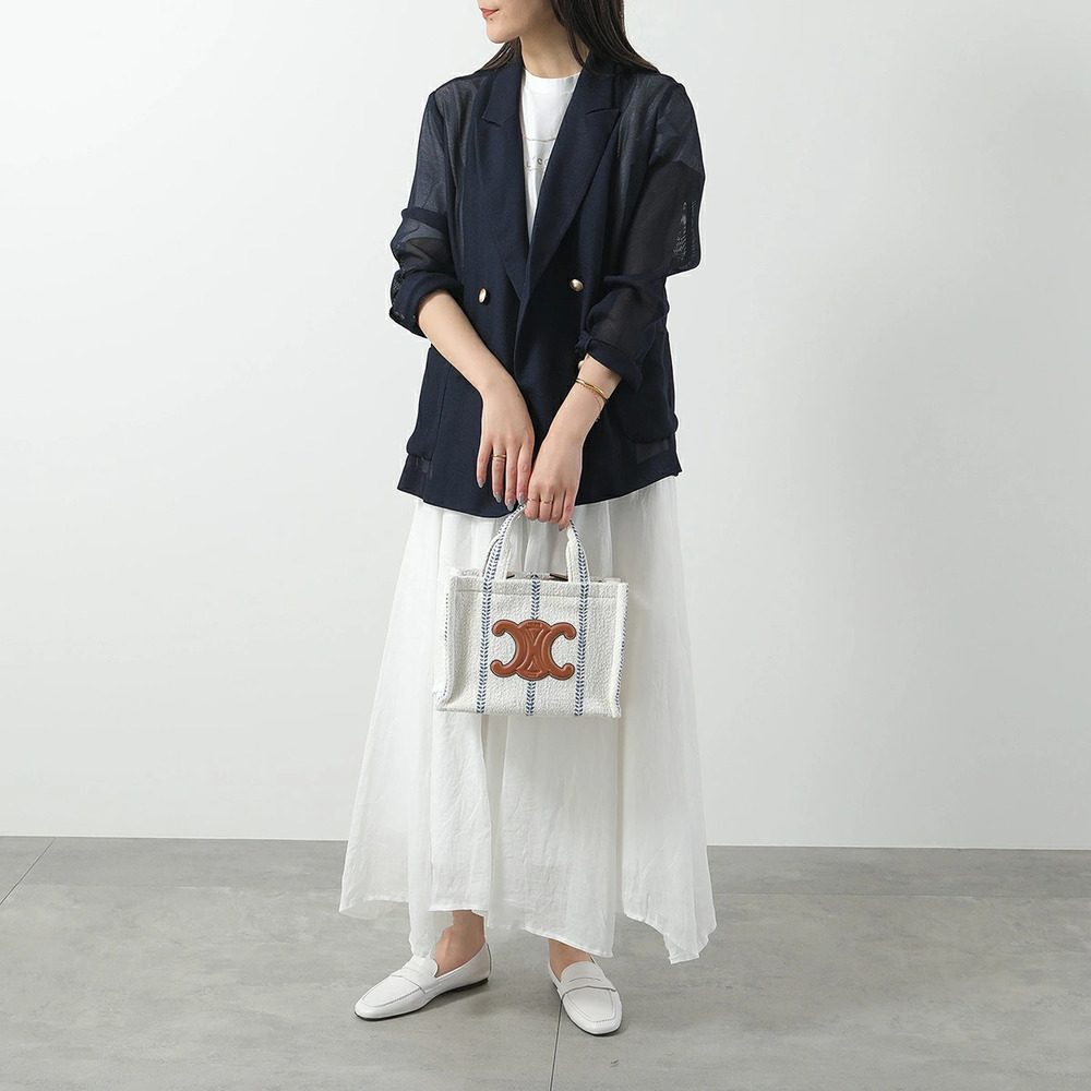 Celine Cabas Tote Bag Shoulder Triomphe